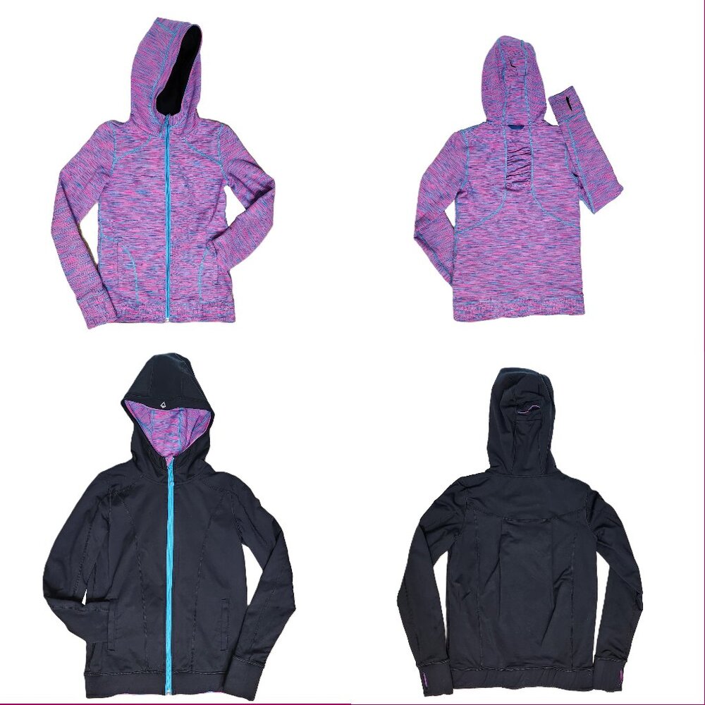 Lululemon Reversible Jacket with Ponytail Hole & Thumbholes
